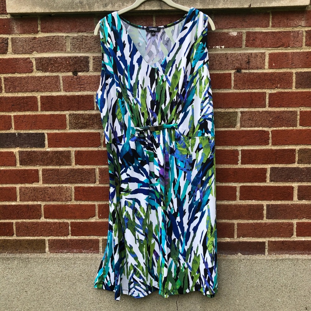 Watercolor dress by Elementz